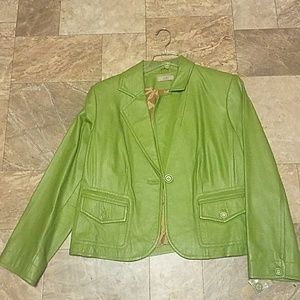 Woman's Leather Blazer